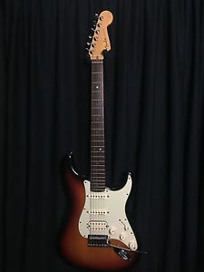 Used Fender American Deluxe HSS Strat 3-Tone Sunburst (No case.