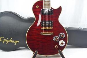 EPIPHONE LES PAUL CUSTOM PROPHECY PLUS GX WITH EPI CASE, Int'l Buyers Welcome