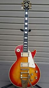 Vintage 1973 Gibson Les Paul Custom Cherryburst Jimmy Page wiring 1959 DiMarzio