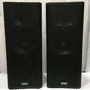 2x (C-STOCK) QSC KW153 Active Powered 3-Way 15" Loudspeaker