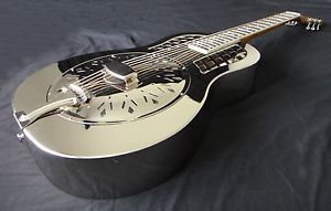 Resonator Resophonic Guitar - Duolian - Triple Plated Brass Body