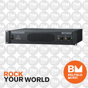 Behringer Europower EP4000 Power Amplifier EP-4000 Amp - BNIB - Belfield Music