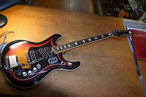Silvertone Vintage 1960's Mosrite Style Guitar - Made in Japan