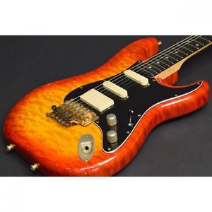 SCHECTER ST TYPE QM AAA Guitar USED w/Hardcase FREE SHIPPING from Japan #I786