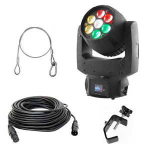 Chauvet Intimidator Wash Zoom 350 IRC LED Moving Head w/ 50ft DMX Cable & Clamp