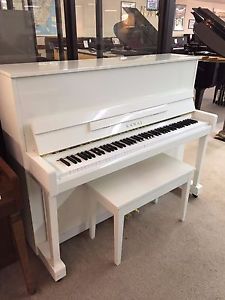 Kawai 48" Professional Upright Piano & Bench Ivory Polish Built in Japan $2,995