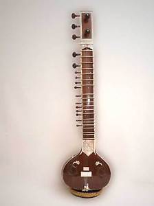 PROFFESSIONAL SITAR GANDHAR PANCHAM STYLE WITH CASE VILAYAT KHAN FREE SHIPPING
