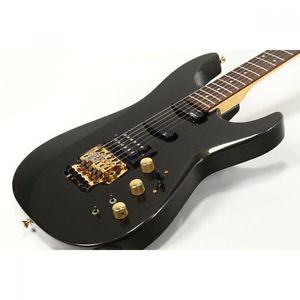 Fernandes FR-85S Metallic Black Guitar w/Softcase FREE SHIPPING Japan #I797