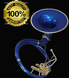 SOUSAPHONE 22" Bb " Chopra " Painted 3 VALVE WITH BAG MOUTH PIECE Free