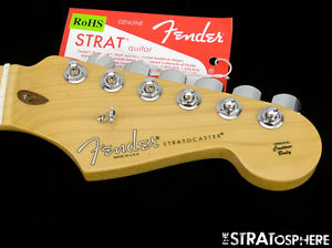 American Fender Deluxe PLUS Strat NECK LOCKING TUNERS Stratocaster USA Maple