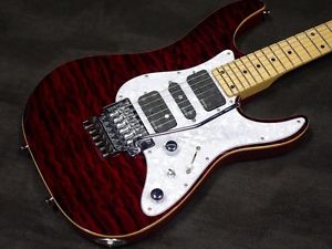SCHECTER D-II-24-AS RED M Used Electric Guitar Free Shipping
