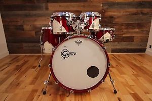 GRETSCH RENOWN 57 MOTOR CITY RED DRUM KIT 100% MAPLE (PRE-LOVED)