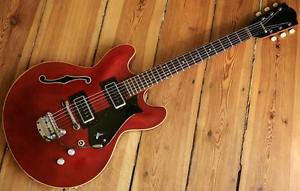 EXTREMELY RARE 1970 FRAMUS 5/117-52 CARAVELLE THINLINE MADE IN HEART OF BAVARIA