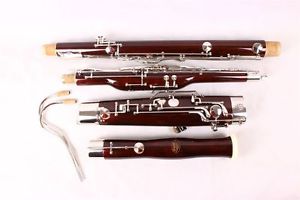New 26 key Bassoon C tone maple wood + case fine quality Top grade #M3