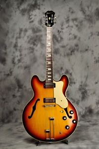 Epiphone / 1966 E360TD Riviera Sunburst w/ Hard case Free shipping #U728
