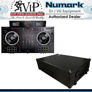 Numark NS7III 4-Channel DJ Controller + ProX XS-NS7IIIWBL Flight Case w/ Wheels.