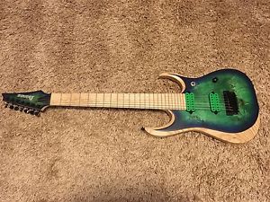 Ibanez RGDIX7MPB Surreal Blue Burst - Iron Label - NEU -DiMarzio Blaze -7-string