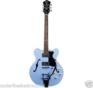 Hofner Verythin HCTVTHPBL Ltd Edition Bigsby,Power Blue, Electric Guitars,Blues