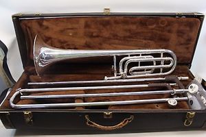 Bach Stradivarius 36 Bb Trombone PROFESSIONAL F Trigger with Case Very NICE Bone