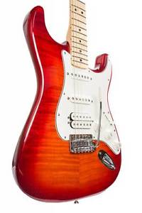 Fender Standard Stratocaster® HSS Plus Top, Maple Fingerboard, Aged Cherry Burst