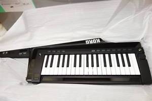 KORG RK-100S KEYTAR Key Keyboard Synthesizer Black Never Used Mint Rare