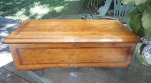 ANTIQUE CYLINDER ROLL SWISS MUSIC BOX 12 TUNE INNER HAND CRANK LEVER
