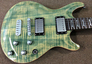 Dean Guitars Icon Flame Top Faded Denim, Set Neck, DMT Humbuckers, Maple Top