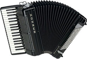 HOHNER Morino+ IV 96 Akkordeon, schwarz