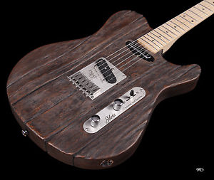 KD Silvia, Black Magic 6 string electric guitar Custom Handmade Boutique Unique