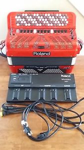 Roland FR-7XB Chromatic Button With Custom Made Straps