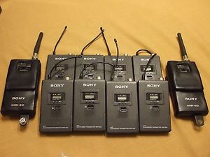Sony Wireless Microphone System, WRR 810A, WRT 820A