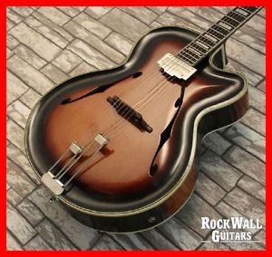 Roger Rossmeisl Standart CA Sunburst around 1950 | Hoyer Musima Höfner