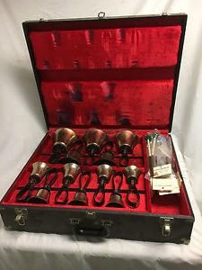 Schulmerich Handbells Case B 2nd Octave G4 - B4 & C#6 - G6 12 Bells