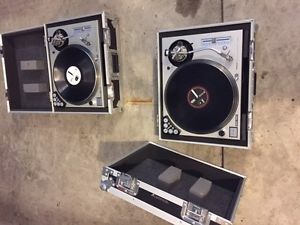 Pair Technics SL-1200 M3D's With Lots of Extras!!!