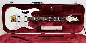 MINT Ibanez JEM 7V Steve Vai Signature Model w/OHSC, Tags, Plastic on Pick Guard