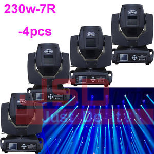 4pcs 7R beam moving head light 7R sharpy Light club stage show concert wedding