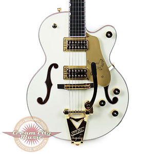 Used Gretsch G6112TCB-WF White Falcon Center Block Jr w/ Bigsby in Vintage White
