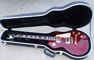 2007 Gibson Les Paul Studio Electric Guitar w/ New  Case - Wine Red/Gold Trim