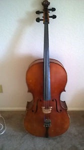 1961 Conrad Gozt Cello for repair parts or restoration full size