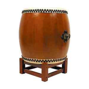 Japanese Traditional Instrument Wa-Daiko Drum(Taiko) & Stand Set 