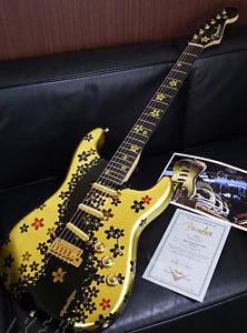 <New> Fender Custom Shop SAKURA Stratocaster Gold Leaf Dale Wilson Guitar w/HC