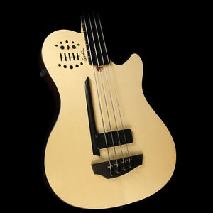 Godin A4 Ultra Semi-Acoustic Fretless Bass Guitar Natural
