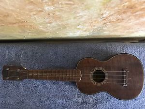 Paul Summers KOA UKELELE Famous Waikiki rare vintage Made in Hawaii