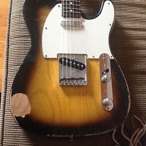 MJT reliced telecaster, 2tsb, tmo fat maple neck, Kinman 60s
