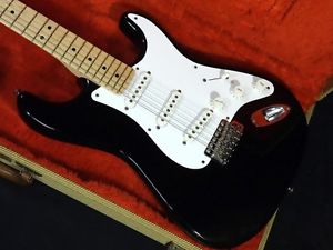 Fender USA Eric Clapton Signature Stratocaster Black Used Electric Guitar F/S