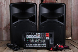 Yamaha STAGEPAS 400I Portable PA System 400 Watt 2 Speakers and 8 Channel Mixer