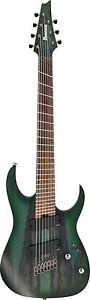 Ibanez RGIM7BC-DFF Iron Label Multiscale - 7-Saiter in Deep Forest Burst Flat