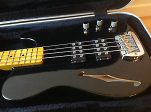 2002 G&L ASAT Semi Hollow Tele Bass made in USA + Hipshot & Original Suitcase