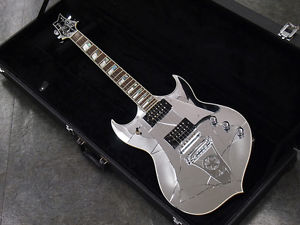 Silvertone PS-SN5 2004 Very Good Condition Hard Case Rare Silver