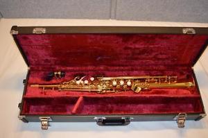 YAMAHA YSS-475 SOPRANO SAXOPHONE - EXCELLENT PLAYING & COSMETIC CONDITION